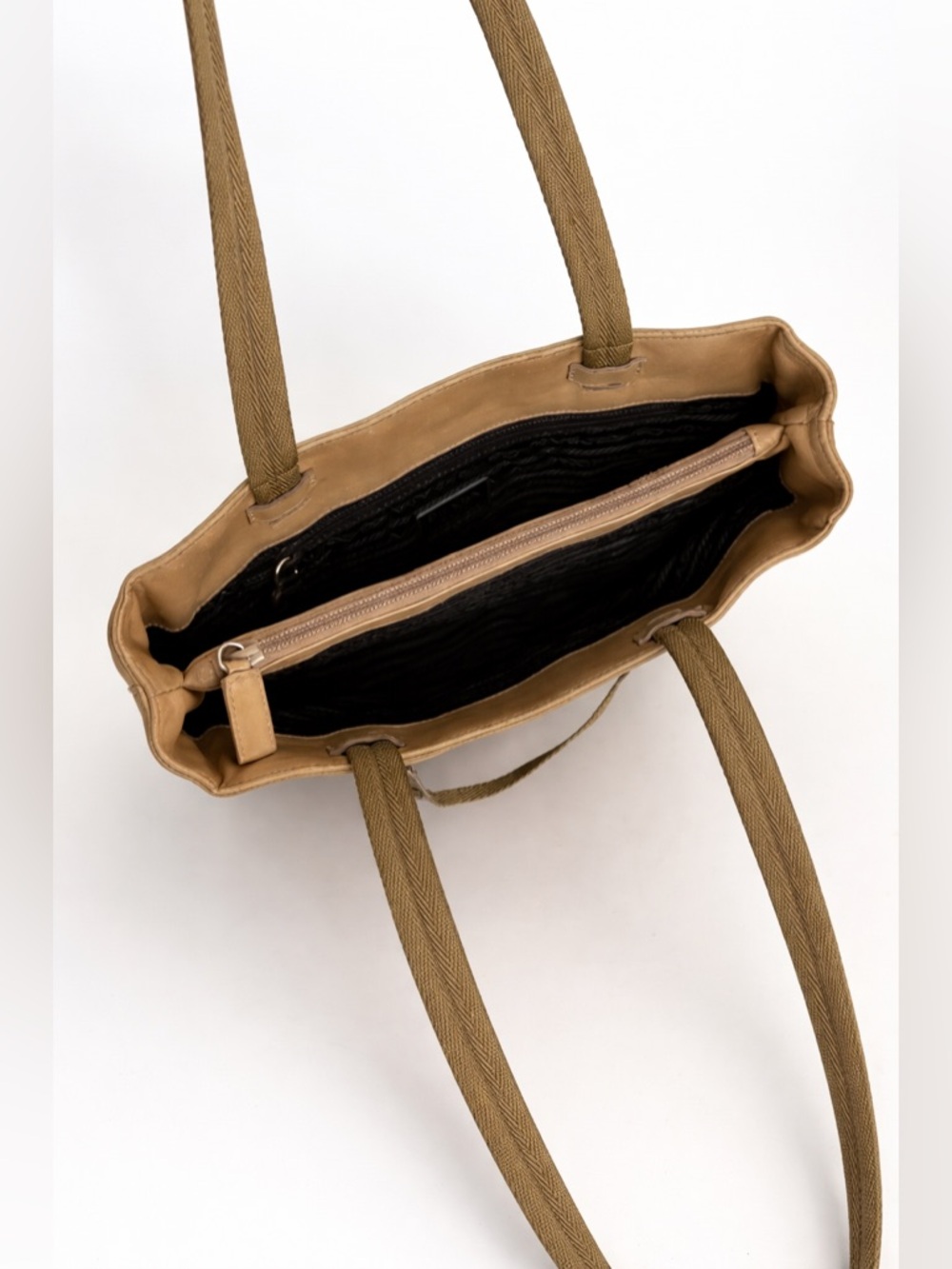 Prada Nylon Tessuto Tote Bag - Army Beige - Picture 13 of 13